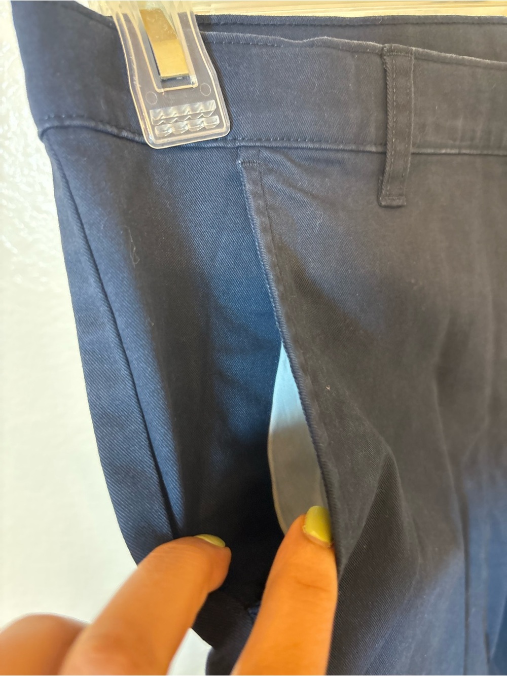 Amazon Essentials Navy Blue Chino dress Pants - Picture 5 of 6